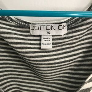 Striped short sleeve